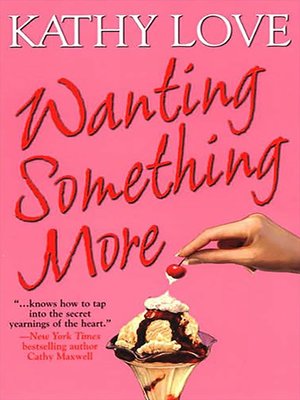 cover image of Wanting Something More